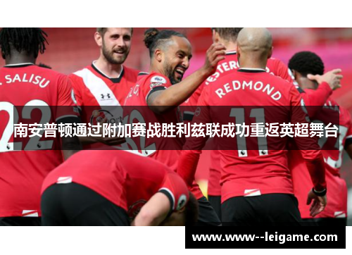 南安普顿通过附加赛战胜利兹联成功重返英超舞台